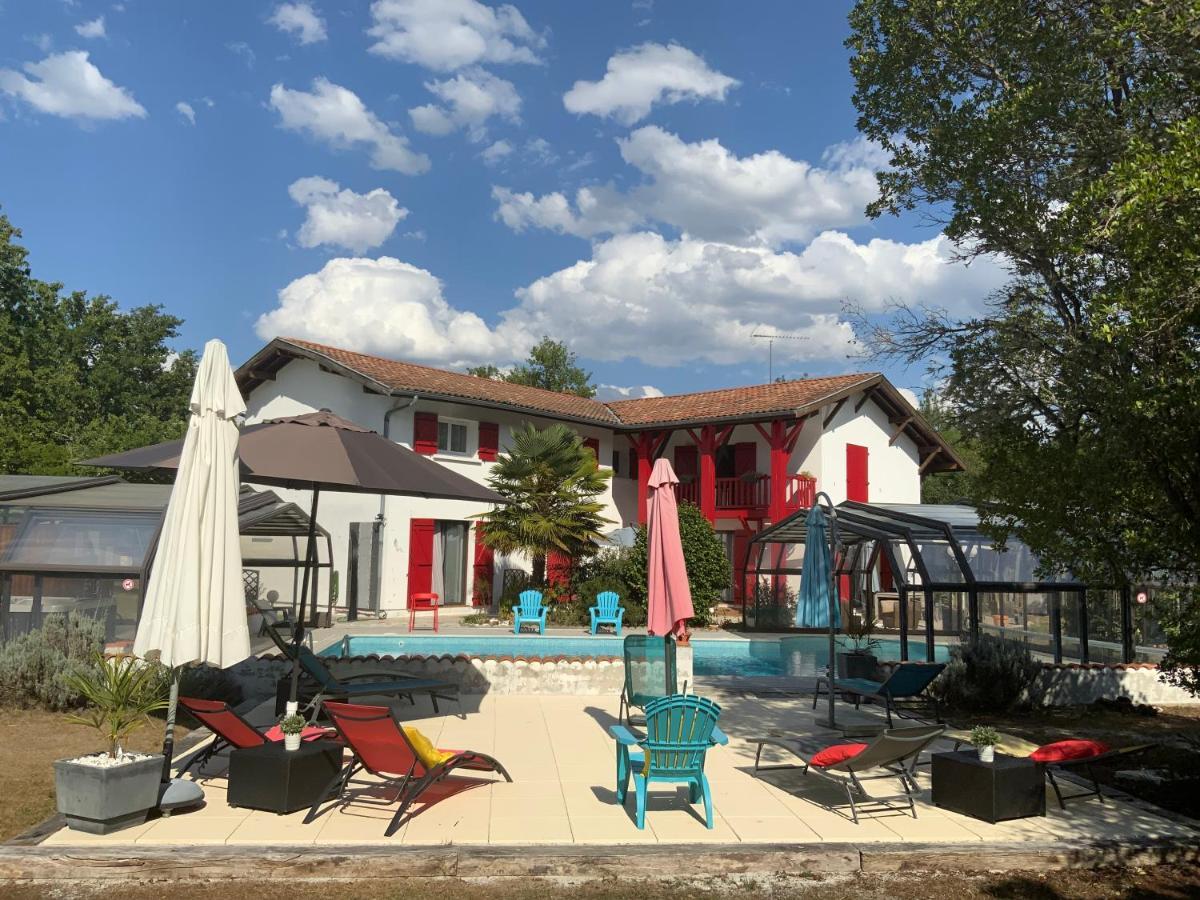 Bed and Breakfast Domaine De Labelo Commensacq Exteriér fotografie